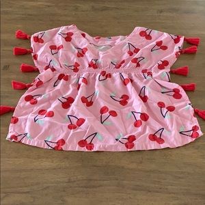 Cat and Jack cherry 🍒 bathing suit cover up